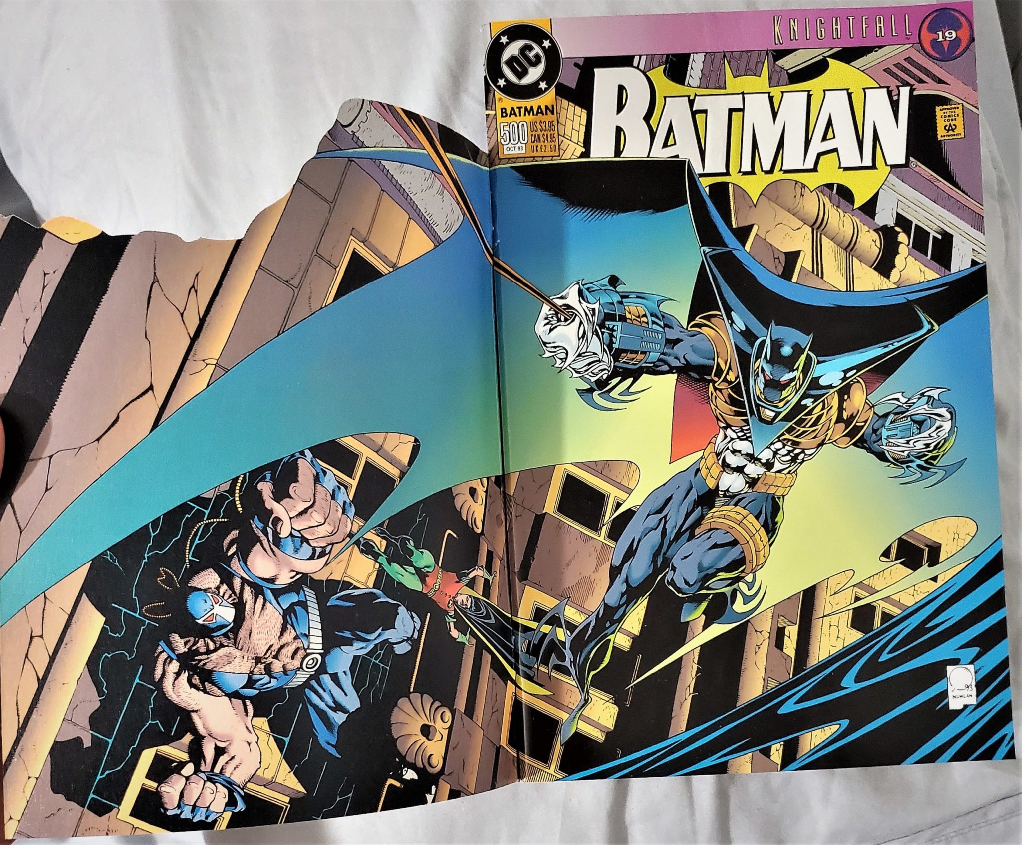 High Grade  See Pics!! Details about   Batman #500  Collectors Edition  Oct 93  Die Cut Cover! 