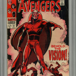Avengers 57 first Silver Age Vision